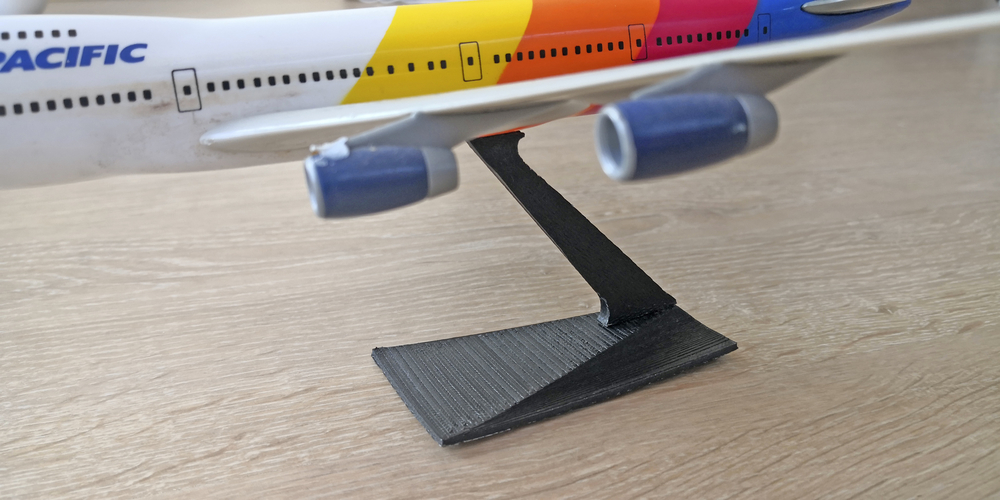 Slot Together Model Aircraft Stand 3D Print 280425