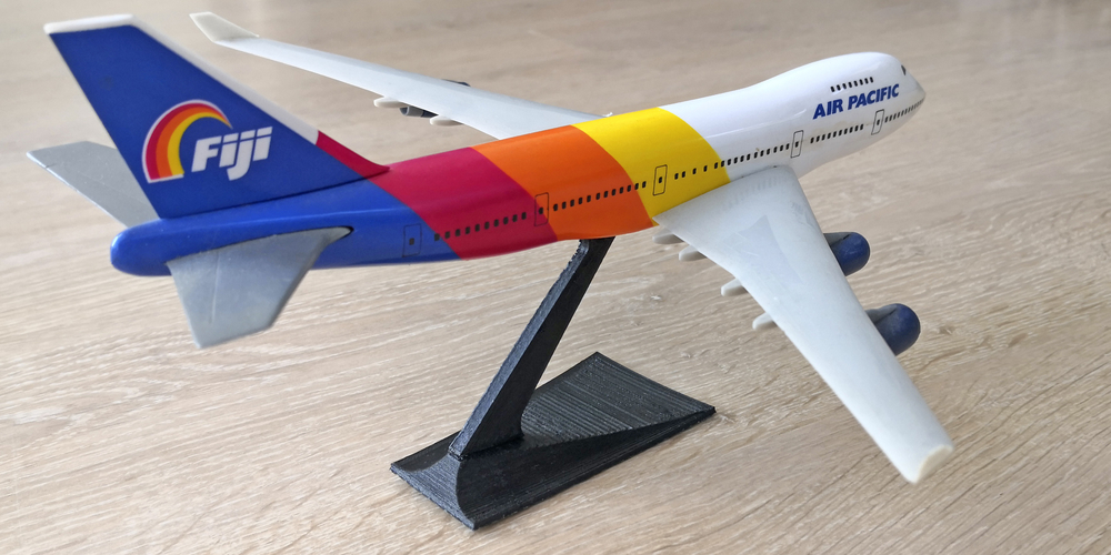 Slot Together Model Aircraft Stand 3D Print 280427