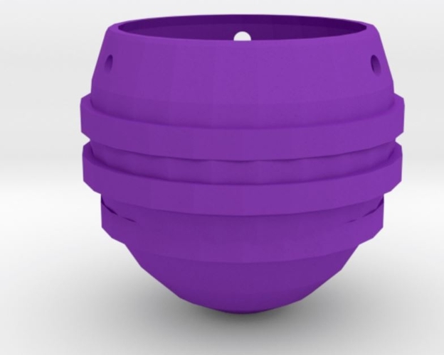 Hanging plant pot 3D Print 280509