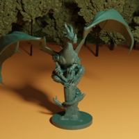 DRAGON ON BROKEN TREE - Thumbnail 4