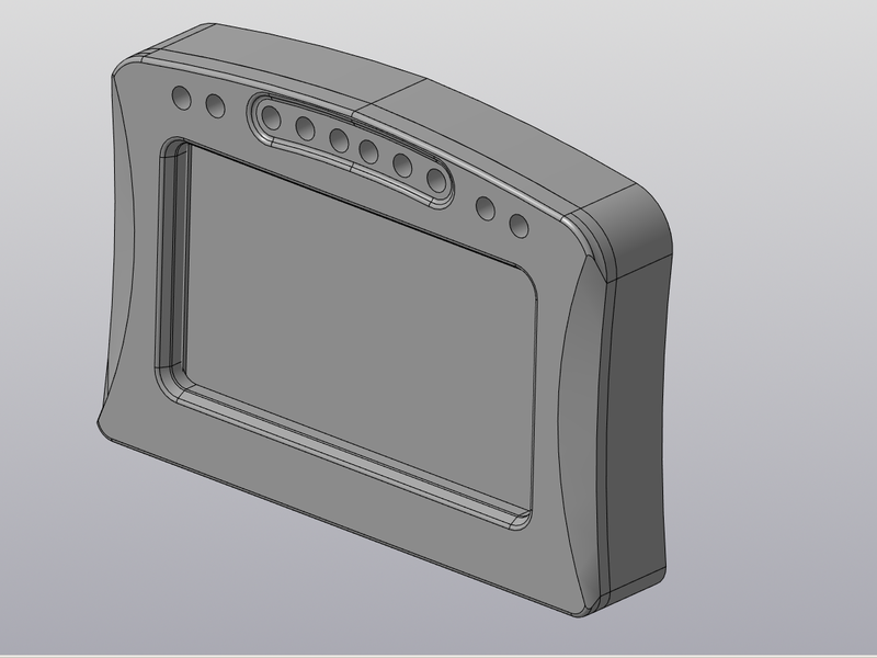 (rus) DIY Bosch DDU 9 replica dashboard