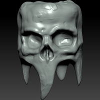 Small scull TEETH 3D Printing 280612