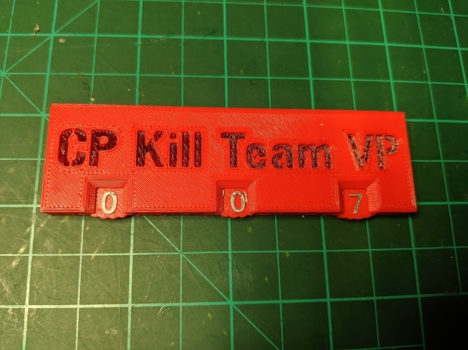 Kill Team Points Tracker 3D Print 280631