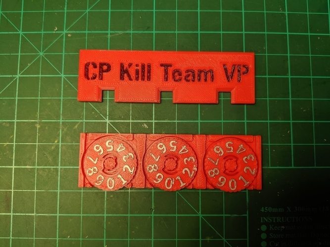 Kill Team Points Tracker 3D Print 280632