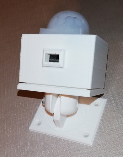 PIR Box and suport 3D Print 280662