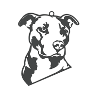 Pit bull Necklace, Pit bull Jewelry, Dog Charm, Dogs - Thumbnail 1