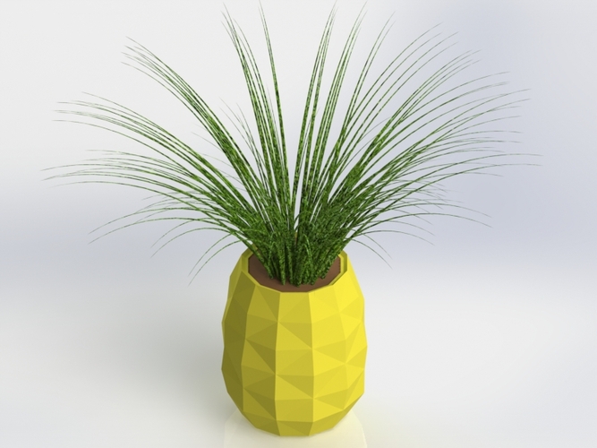 Low Poly PineApple Planter/Jar