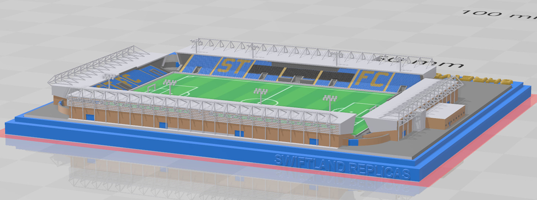 Shrewsbury Town FC - New Meadow 3D Print 280863