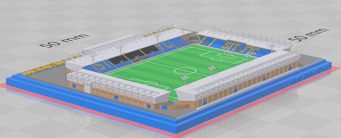 Shrewsbury Town FC - New Meadow 3D Print 280864