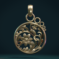 Scrollwork Pendant - Thumbnail 4