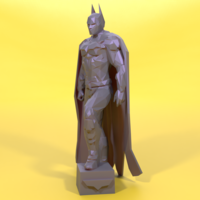 BATMAN Low Poly dark Knight - Thumbnail 10