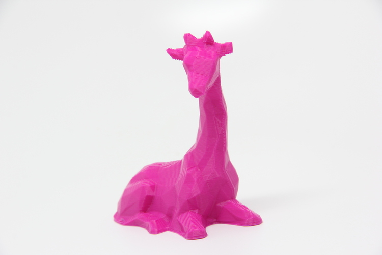3d Printed Low Poly Giraffe By Steven Dakh Pinshape
