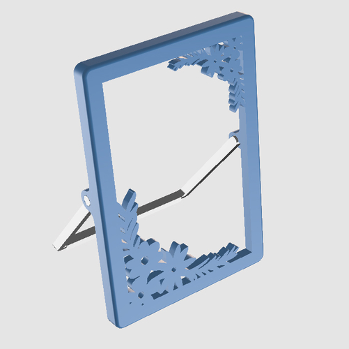 3D Printed Desktop photo frame by 3dprintlines Pinshape