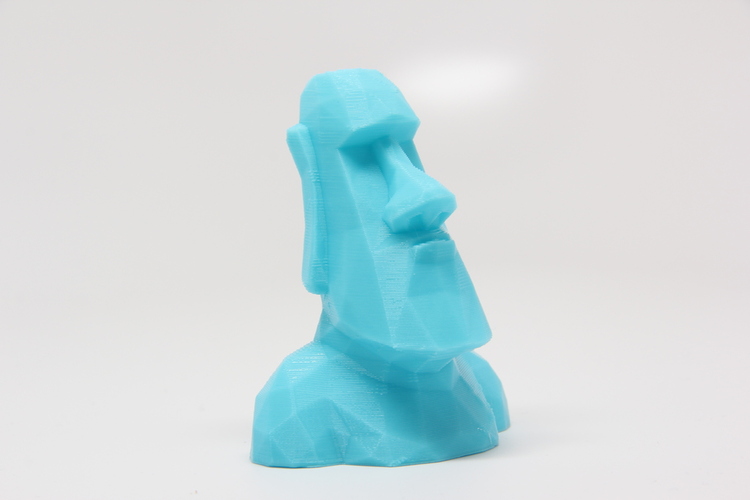 Low Poly Moai 3D Print 28105