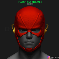 Small Flash Helmet Season 6 3D print model 3D Printing 281060
