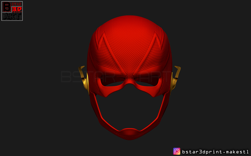 Flash Helmet Season 6 3D print model 3D Print 281061
