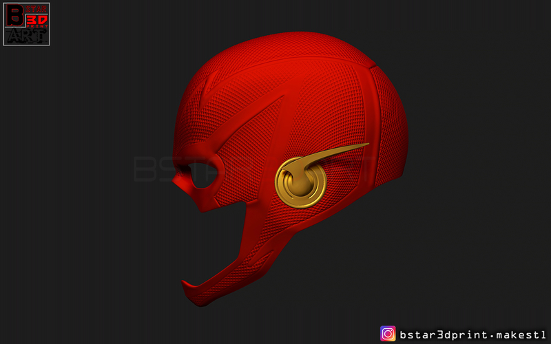 Flash Helmet Season 6 3D print model 3D Print 281063