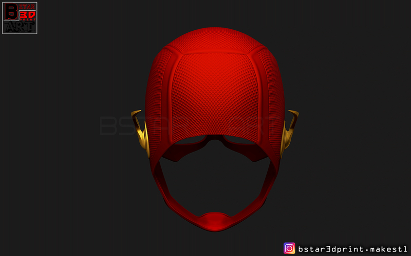 Flash Helmet Season 6 3D print model 3D Print 281065