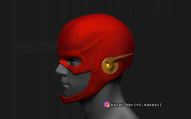 Flash Helmet Season 6 3D print model 3D Print 281068