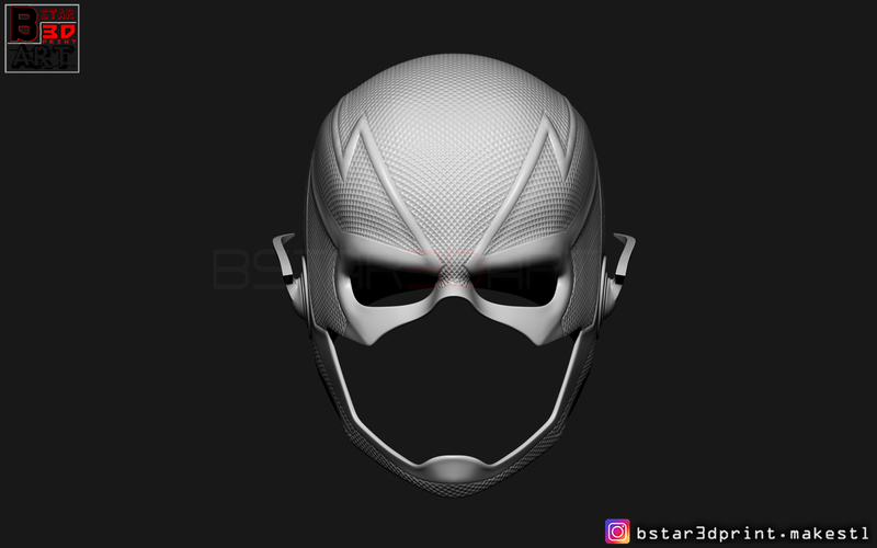 Flash Helmet Season 6 3D print model 3D Print 281069