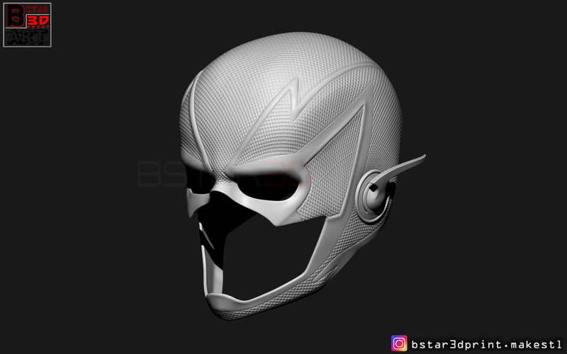 Flash Helmet Season 6 3D print model 3D Print 281070