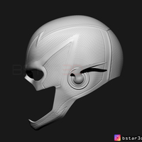 Flash Helmet Season 6 3D print model - Thumbnail 12