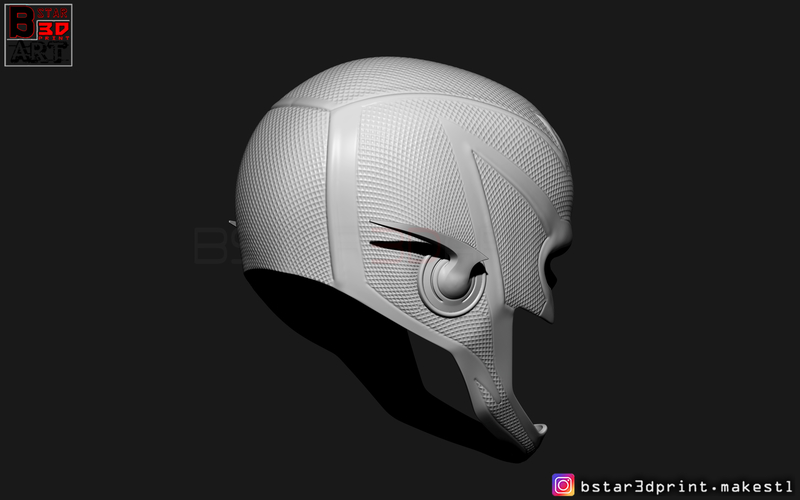 Flash Helmet Season 6 3D print model 3D Print 281074