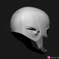 Flash Helmet Season 6 3D print model - Thumbnail 15