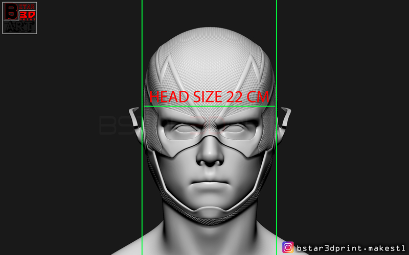 Flash Helmet Season 6 3D print model 3D Print 281076