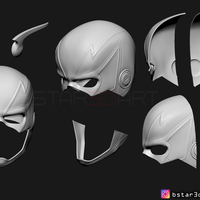 Flash Helmet Season 6 3D print model - Thumbnail 21