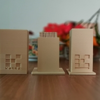 Small Minimalist Design Toothpick Holder 3D Printing 281102
