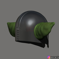 Yoda Mandalorian Helmet - Star Wars Mandalorian  - Thumbnail 10