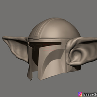 Yoda Mandalorian Helmet - Star Wars Mandalorian  - Thumbnail 16