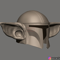Yoda Mandalorian Helmet - Star Wars Mandalorian  - Thumbnail 19