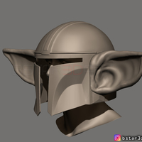 Yoda Mandalorian Helmet - Star Wars Mandalorian  - Thumbnail 21