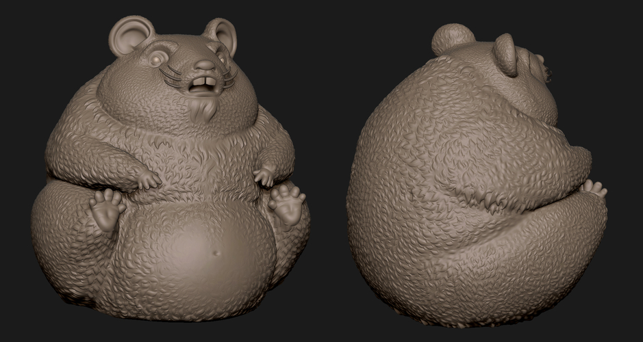 Fat Hamster 3D Print 281378