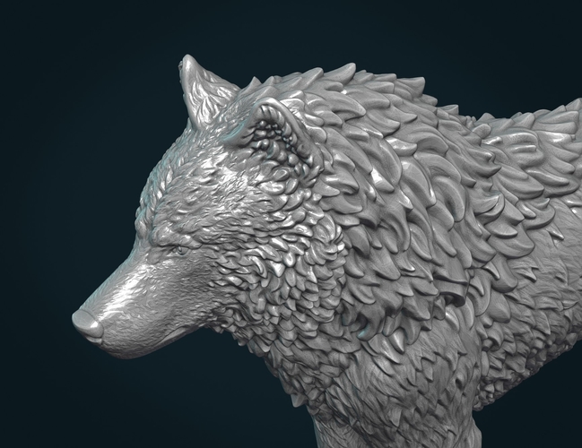 Wolf IV 3D Print 281437