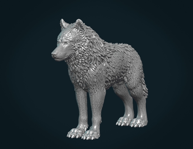 Wolf IV 3D Print 281439