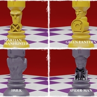 CHESS BOARD AVENGERS VS JUSTICE LEAGUE - Thumbnail 7