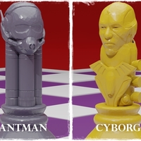 CHESS BOARD AVENGERS VS JUSTICE LEAGUE - Thumbnail 9