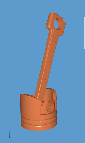 Engine piston coat hanger 3D Print 281750