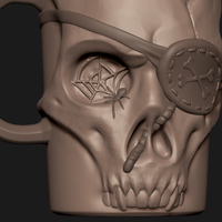 Small Skull cups 3D Printing 281774