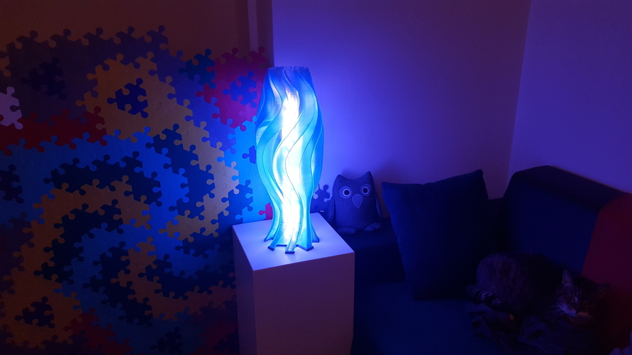 The Blue Lamp 3D Print 281860