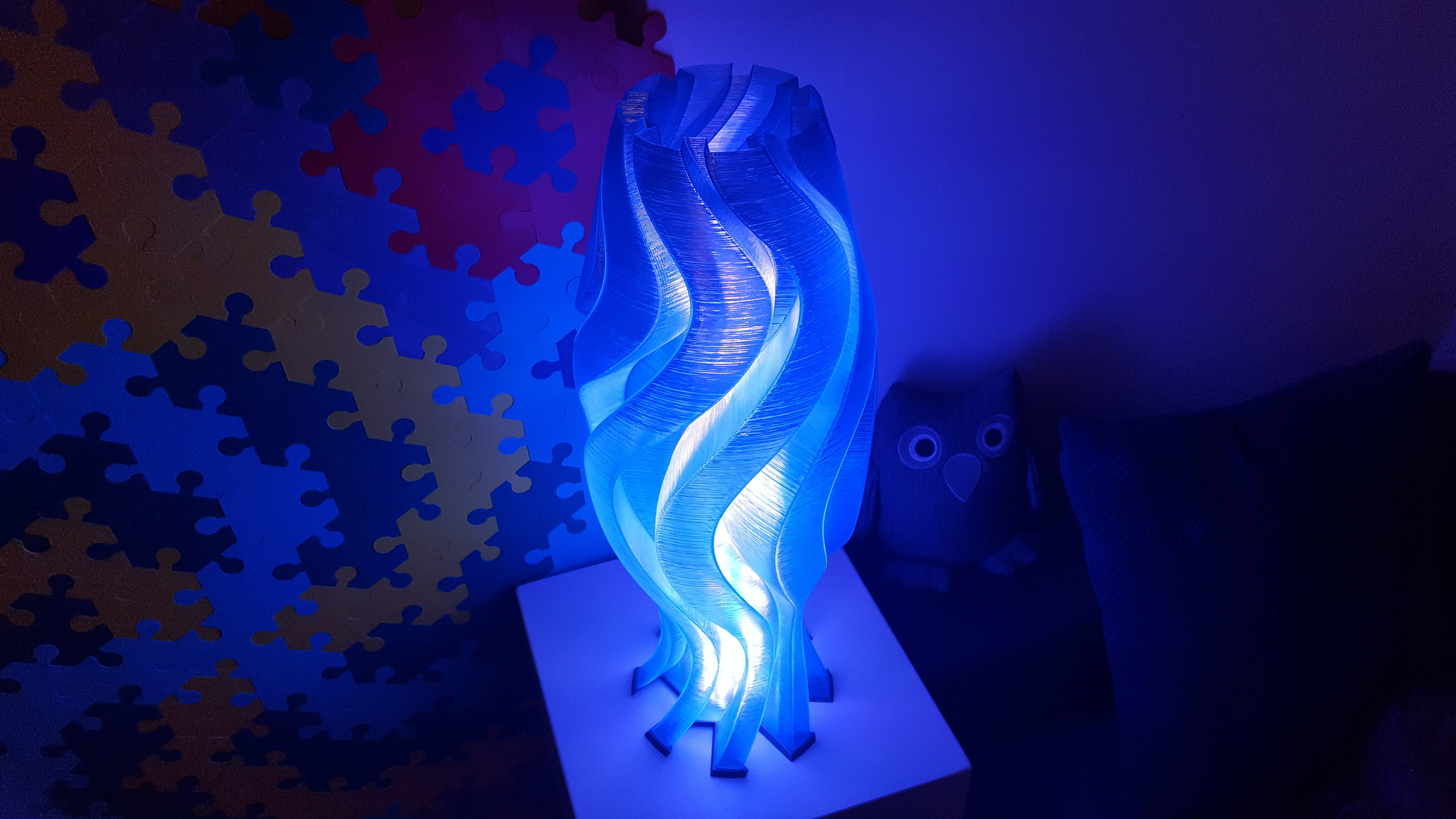 3D Printed The Blue Lamp by jobsmolders