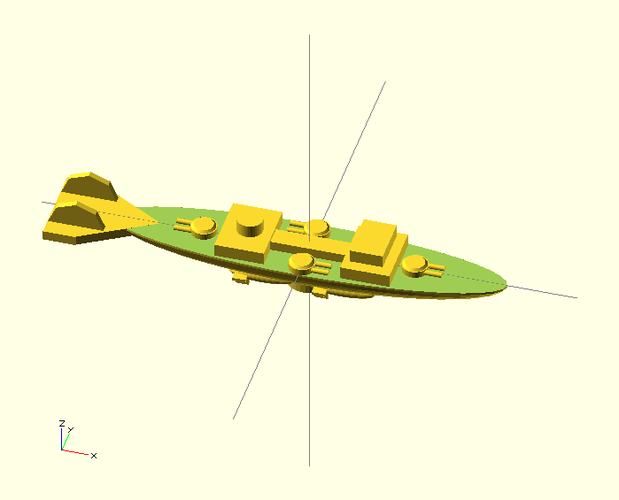 1/1200 Aeronef compatible flying warships 3D Print 28188