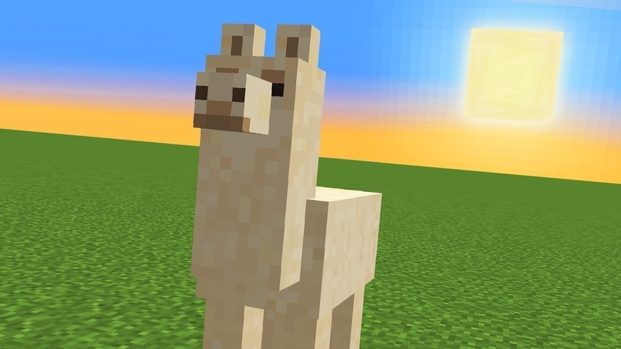 Minecraft Llama 3D Print 281939