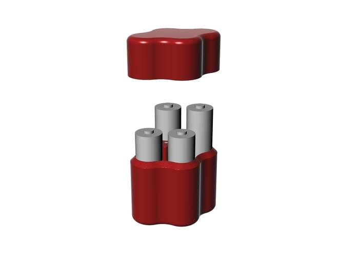 AA battery case 3D Print 282006