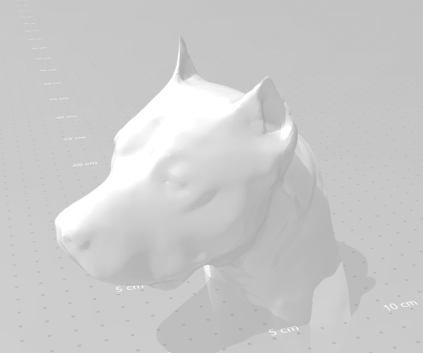 American staffordshire terrier 3D Print 282051
