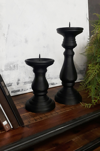 Candestick - wooden, rustic candlestick 3D Print 282127