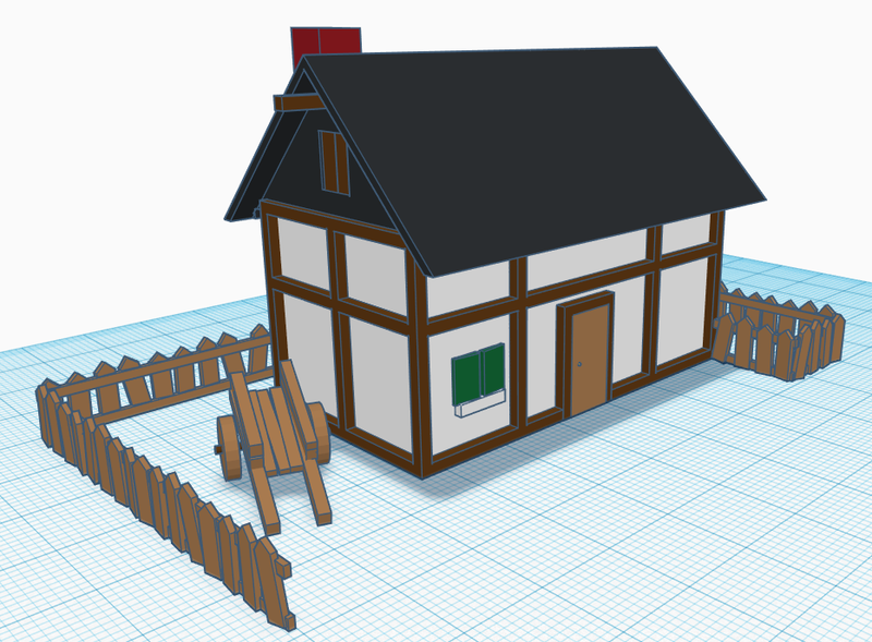 Simple House with Garden